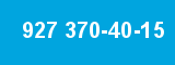 927 370-40-15 927 370-40-15